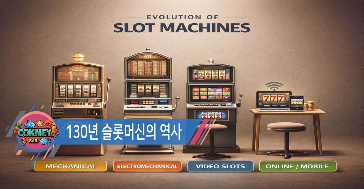 130년의 회전: 슬롯머신이 만들어낸 게임의 역사